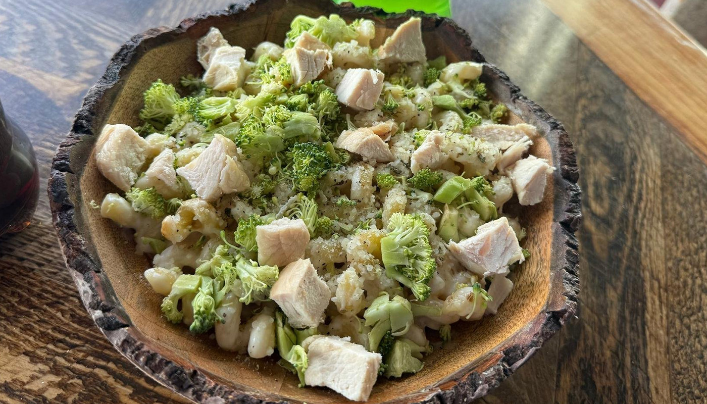 Pasta Alfredo with Chicken and Broccoli image
